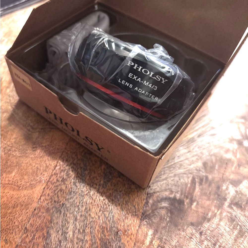 Black Lens Adapter EXA-M4/3